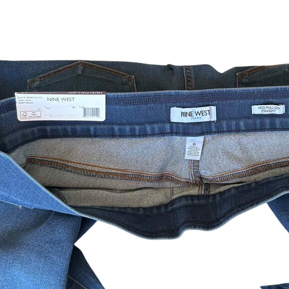 Womens Pants Size 16 Pull On NWT Jeans - Picture 6 of 9